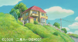 �R�̏�̃|�j��