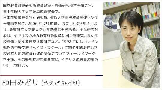 植田みどり氏プロフィール