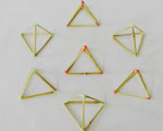 三角錐を並べる