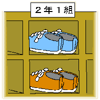 靴箱君津市立清和小学校・社会科授業リポート