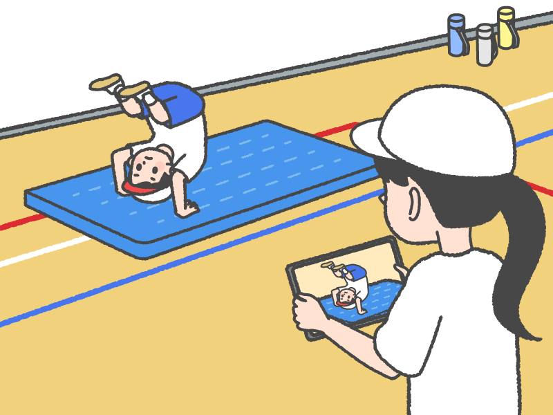 体育（マット運動）どの教員も探究のサイクルを意識した指導計画に取り組める校内組織を