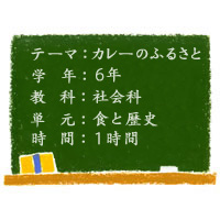 カレーのふるさと【食と歴史】［小６・社会科］