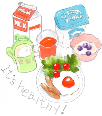 食育：PROGRAM4　The Pillow～Our Ideal Breakfast～イメージイラスト