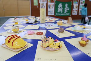 制作した作品を文化祭で展示