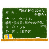 門出を祝う「おせち」を作ろう【食と文化】［小６・総合的な学習の時間］