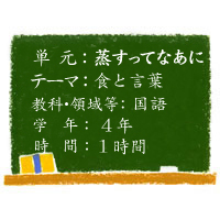 蒸すってなあに【食と言葉】［小４・国語］