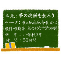 夢の焼餅を創ろう（vol.1）【食と地産地消・食文化】［小3・総合的な学習の時間］