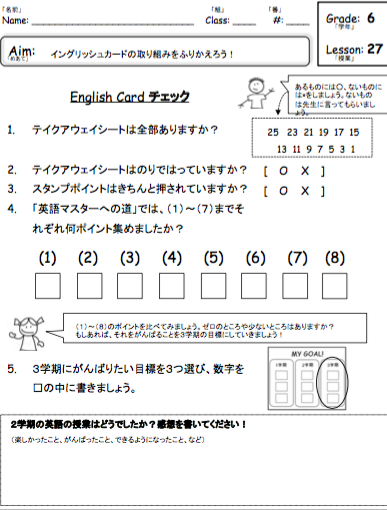 小学校英語の評価 ポートフォリオ 教育つれづれ日誌 学びの場 Com